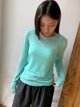 メジニカラーテンセルベーシック長袖Tシャツ