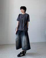 Upi Studded Bermuda Denim