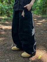 ウォッシュ加工デュアルポケットパンツ – S, M, L (3 Colors)