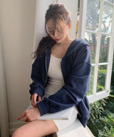Dendem hood zip-up - zipup