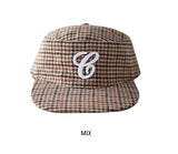 Multi Pattern Leather Strap Pillbox Ball Cap
