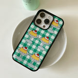 Green Pudding Epoxy Phone Case