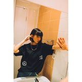 FAITH FADE - スリーアイオーバーサイズTシャツ (ブラック)