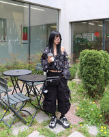[UNISEX] Bermuda Cargo Wide Pants