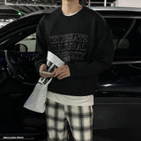 LMN Lauren Culture Embroidery Oversized-Fit Sweatshirt (4 colors)