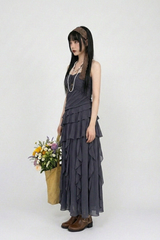 SYLVIA DRAPE MAXI DRESS