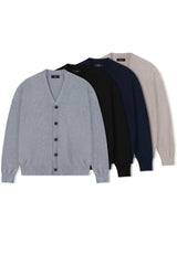 Cashmere Blend V-Neck Cardigan