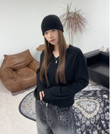 Faren Damaged V-neck Knit