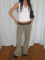 Cady low cotton pants