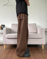 Side Snap Nylon Balloon Pants