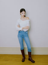 Ines shirts bustier (White)