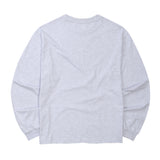 Street league artwork damage washing over-crop fit long sleeve (Melange)