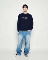25FW ベーシックロゴニット ネイビー