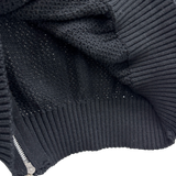 net typo knit zip-up