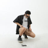 コーデュロイロゴハーフパンツ CAMEL