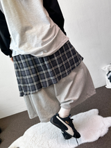 Tata Check Layered Over Long Bermuda 3Color