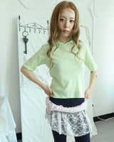 PICNIC HOOD 3/4 SLEEVE T-SHIRT