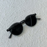 Vintage Proportion Round-Frame Sunglasses