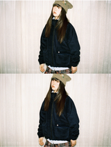Twister Star Button Beanie - Brown    