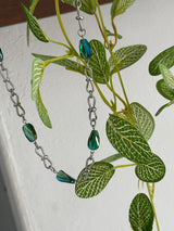ASCLO Crystal Chain Necklace (3color)