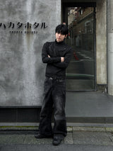 ZED DIAGONAL HIGH-NECK SLIM ZIP-UP