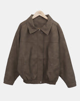 Jeran Oversized Suede Jacket