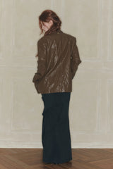MIDNIGHT BLAZER brown
