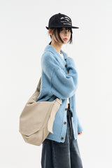 Bird embroidery wool flat cap
