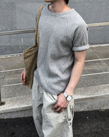 モーフワッフルラグランショートスリーブTシャツ