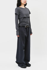 (W) Opening Layered Top (4color)