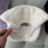 Noah Brooklyn Lettering Embroidery Fur Ball Cap 