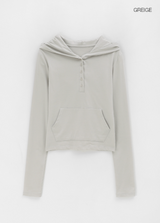[MADE] Rikin Burton Hooded Long Sleeve Tee