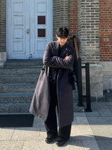 Solari Double-Breasted Long Coat (2 Colors)