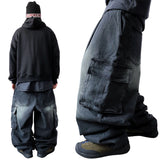 Wide Y2K Cargo Balloon Pants
