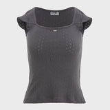 デイジーTシャツ_GREY