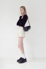 KIRSH PLAIN V NECK SLIM CARDIGAN - BLACK     