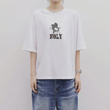 ホーリーフラワー オーバーフィット 半袖Tシャツ_WHITE