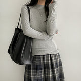 Char-basic half-turtleneck