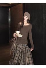Back Rose See-Through Long Sleeve T-Shirt
