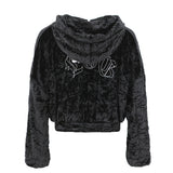 FLY HOOD JUMPER IN BLACK