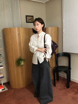 ニートスタンドカラーシャツ