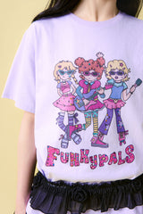 ファンキーパルズ Tシャツ[Light purple]