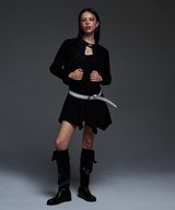 [NF] BIKER CROP JACKET (BLACK)_F24QA951