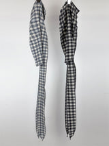 CHECK HAIR SCARF (2C)