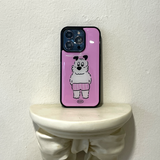 Pink pants epoxy bumper smartphone case