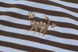 26SS★ Cat Stripe Ringer Tee