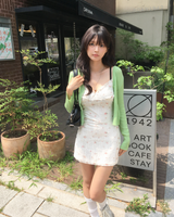 Knit crop cardigan