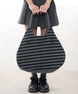 CHUBBY CAT EAR STRIPE BAG