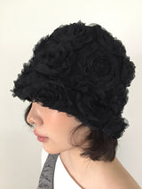 Rose Applique Beanie (2color)