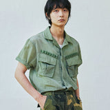 ripstop off duty fatigue shirt sage green